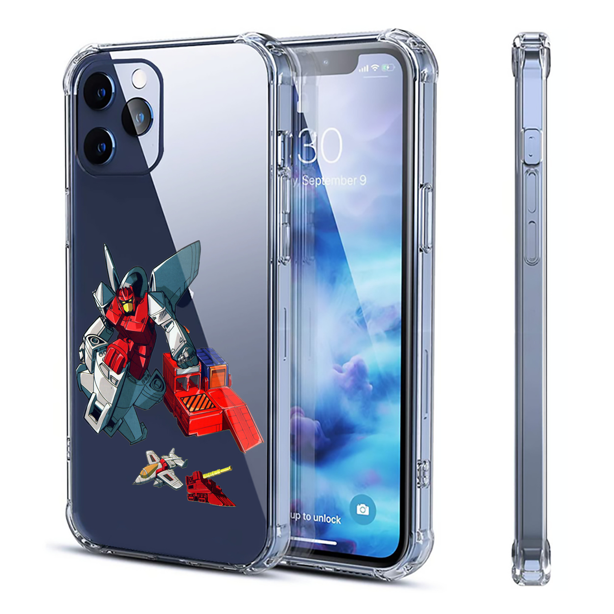 （画像用）  【iPhone 12シリーズ対応】透明スマホケース（クリアソフトケース）